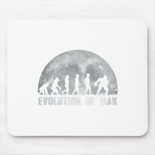 Eishockey-Evolution für Eishockeyspieler Mousepad (Vorne)