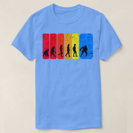Eishockey-Evolution T-Shirt (Design vorne)