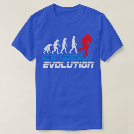 Eishockey-Evolution T-Shirt (Design vorne)