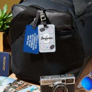 Eishockey-Fans Gepäckanhänger