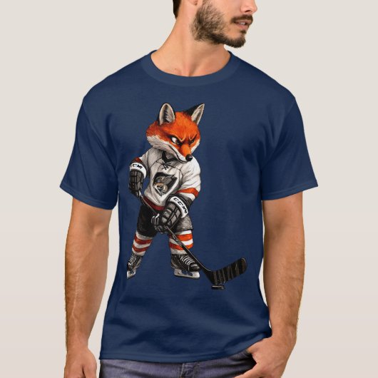 Eishockey-Fox-T - Shirt (Vorderseite)