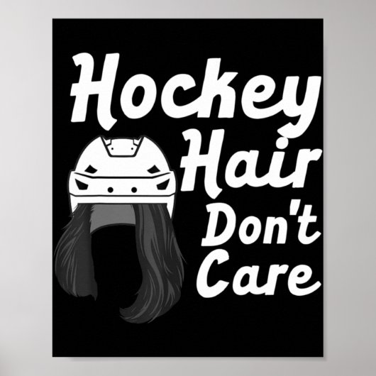 Eishockey für Damen-Feldhockeyhelm Poster (Vorne)