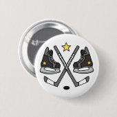 . Eishockey Gear Button (Vorne & Hinten)