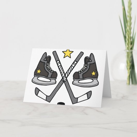 . Eishockey Gear Karte (Vorderseite)