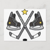 . Eishockey Gear Postkarte (Vorderseite)