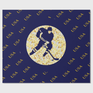 EISHOCKEY GESCHENKPAPIER