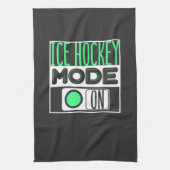 Eishockey Geschirrtuch (Vertikal)