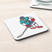 Eishockey Getränkeuntersetzer (Linke Seite)