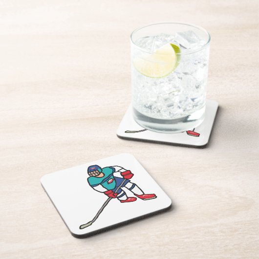 Eishockey Getränkeuntersetzer (Rechte Seite)