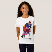 Eishockey-Girls-T - Shirt (Vorne ganz)