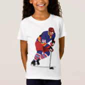 Eishockey-Girls-T - Shirt (Vorderseite)