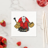 Eishockey Goalie Birthday Party Serviette (Beispiel)