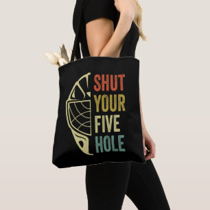 Eishockey Goalie Funny Shoppen Sie Ihre fünf Hole  Tasche