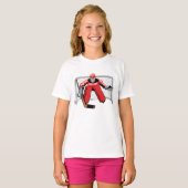Eishockey Goalie Girls T - Shirt (Vorne ganz)