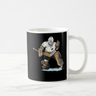Eishockey Goalie Great Rettete Vintage Maske  Kaffeetasse