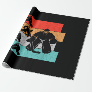 Eishockey Goalie Hockey Player Geschenkpapier