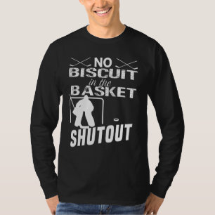 Eishockey Goalie kein Biscuit im Korbgeflecht T-Shirt