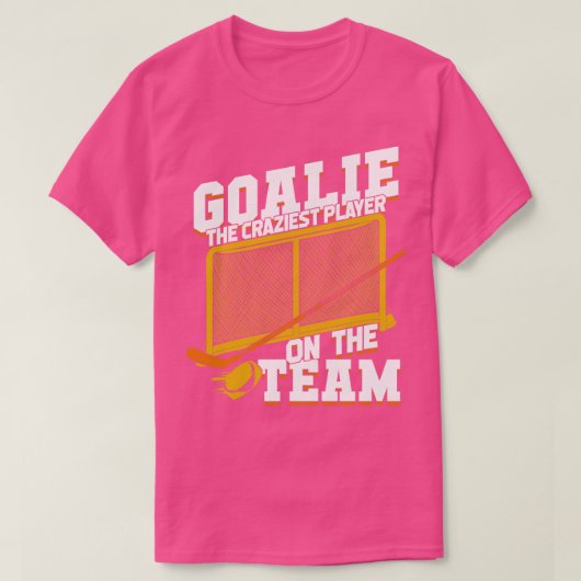 Eishockey Goalie Netminder Goaltender T-Shirt (Design vorne)