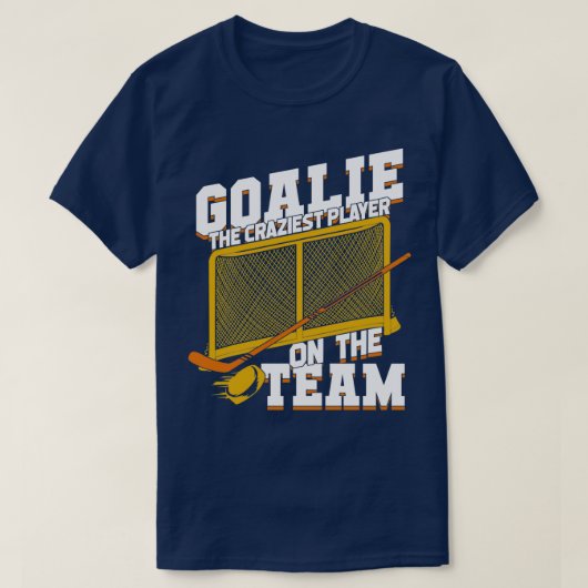 Eishockey Goalie Netminder Goaltender T-Shirt (Design vorne)