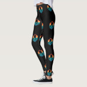Eishockey Goalie Player Retro Vintag Leggings (Links)