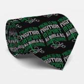 Eishockey Goalie Quote Krawatte (Gerollt)