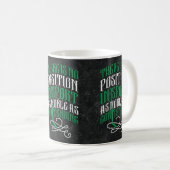 Eishockey Goalie Quote Tasse (VorderseiteRechts)