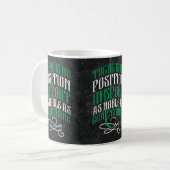 Eishockey Goalie Quote Tasse (Vorderseite Links)