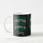 Eishockey Goalie Quote Tasse (Links)