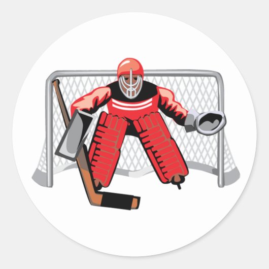 Eishockey Goalie Stickers (Vorderseite)