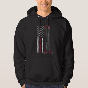 Eishockey Goalie Usa Flag Hockey Hockey Hockey Hoc Hoodie