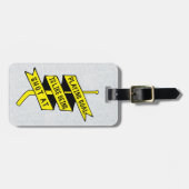 Eishockey Goalie Zitat Gepäckmarke Vorlage Gepäckanhänger (Vorderseite horizontal)