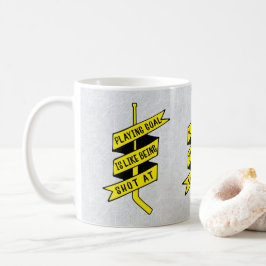 Eishockey-Goalie-Zitat Kaffee-Tasse Kaffeetasse