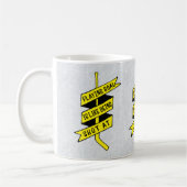 Eishockey-Goalie-Zitat Kaffee-Tasse Kaffeetasse (Links)