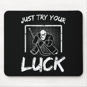 Eishockey Goalie Zitat Mousepad