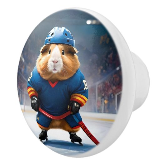 Eishockey-Guinea Pig, Keramikknauf (Rechts)