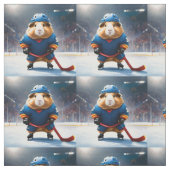 Eishockey-Guinea Pig, Stoff (Muster)