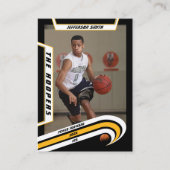 Eishockey-Handelskarte in lebhaft gelb Telefonnummerkarte (Vorderseite)