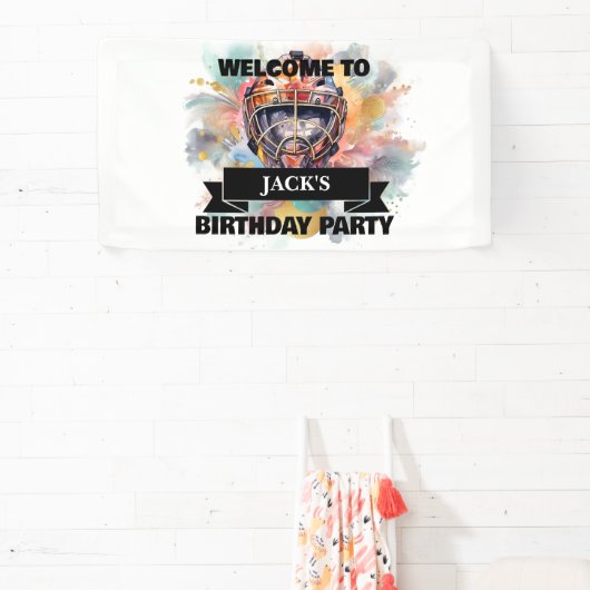 Eishockey Helmet Banner (InSitu)