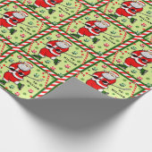 Eishockey-Holiday-Geschenk Geschenkpapier (Ecke)