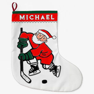 Eishockey-Holiday-Geschenk Großer Weihnachtsstrumpf
