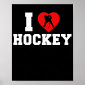 Eishockey-I-Liebe Poster (Vorne)