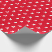 Eishockey - Ihre Hintergrundfarbe Geschenkpapier (Ecke)