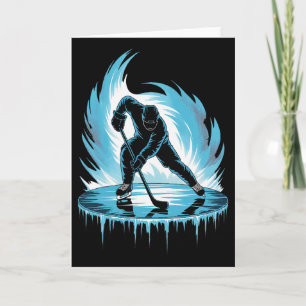 Eishockey-Illustrationsgrafik Karte