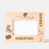 Eishockey-Individuelle Name Geätzte Rahmen (Vorderseite)