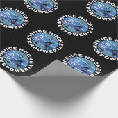 Eishockey ist meine Supermacht Geschenkpapier (Ecke)