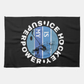 Eishockey ist meine Supermacht Geschirrtuch (Horizontal)