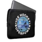 Eishockey ist meine Supermacht Laptopschutzhülle (Vorne Rechts)