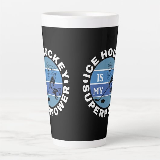 Eishockey ist meine Supermacht Milchtasse (Vorderseite)