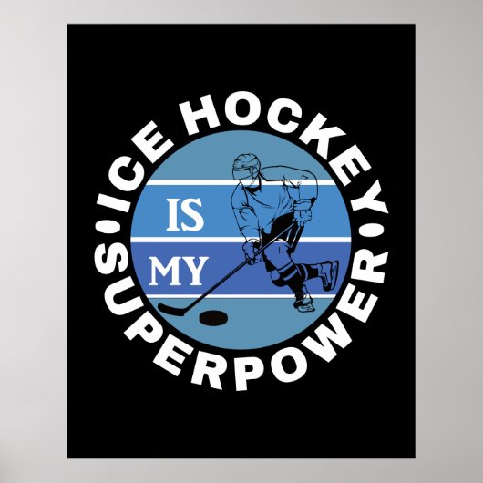 Eishockey ist meine Supermacht Poster (Vorne)