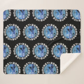 Eishockey ist meine Supermacht Sherpadecke (Vorderseite (Horizontal))